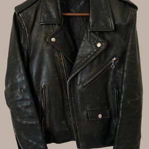 Men’s Black Leather Jacket